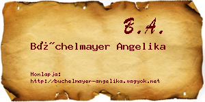 Büchelmayer Angelika névjegykártya